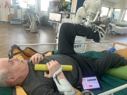 Image for Genindvindelse af styrke i dine ben, gennem liggende robottræning